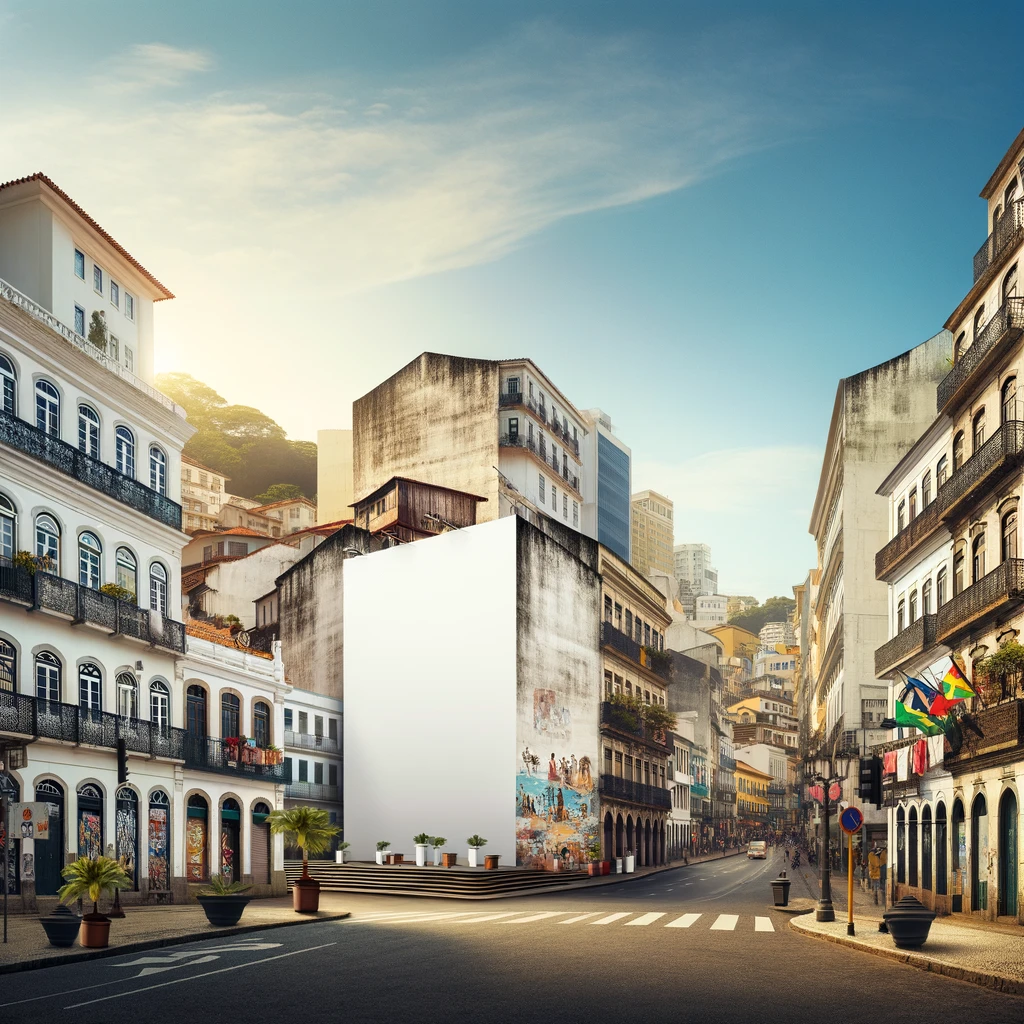 Empenas Decoradas com Poesias de Escritores Cariocas em Niter&oacute;i.